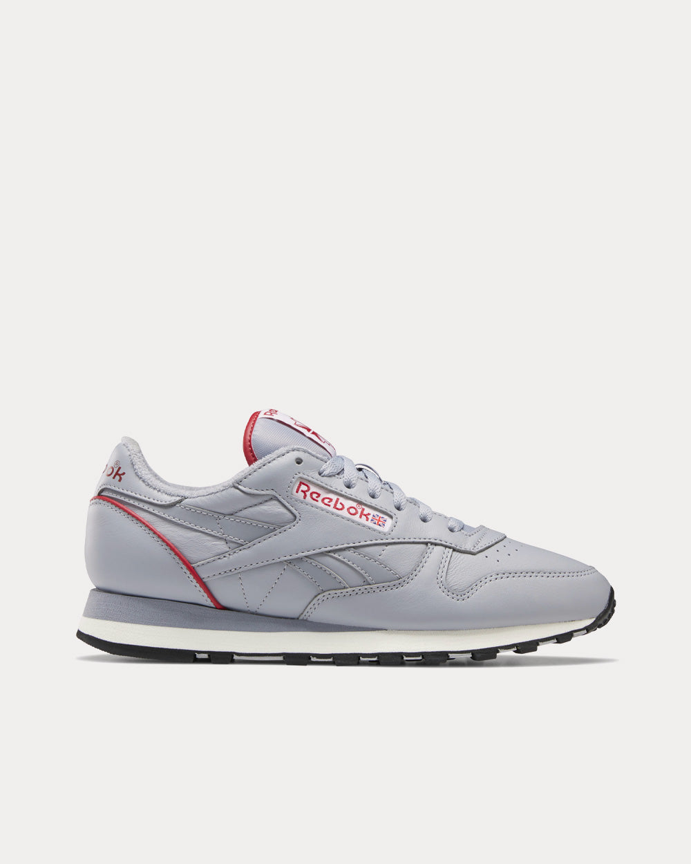 Reebok - Classic Leather 1983 Vintage Cold Grey / Flash Red / Chalk Low Top Sneakers