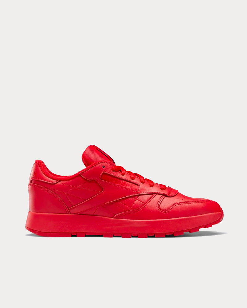 Reebok X Maison Margiela Classic Leather Tabi Vector Red Low Top Sneakers - 1