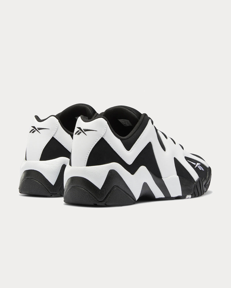 Reebok Kamikaze II White & Black Low Top Sneakers - 3