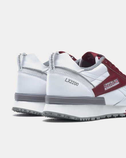 Reebok x Mountain Research LX2200 Cloud White / Classic Burgundy / Pure Grey 5 Low Top Sneakers - 2