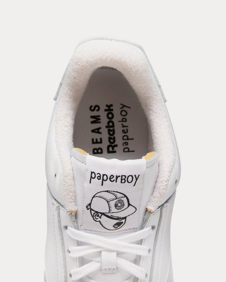 Reebok Beams x Paperboy Cloud White / Cloud White / Core Black Low Top Sneakers - 5