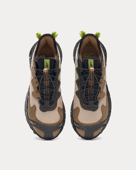 Reebok Zig Kinetica II Edge Modern Beige / Sepia / Core Black Low Top Sneakers - 2