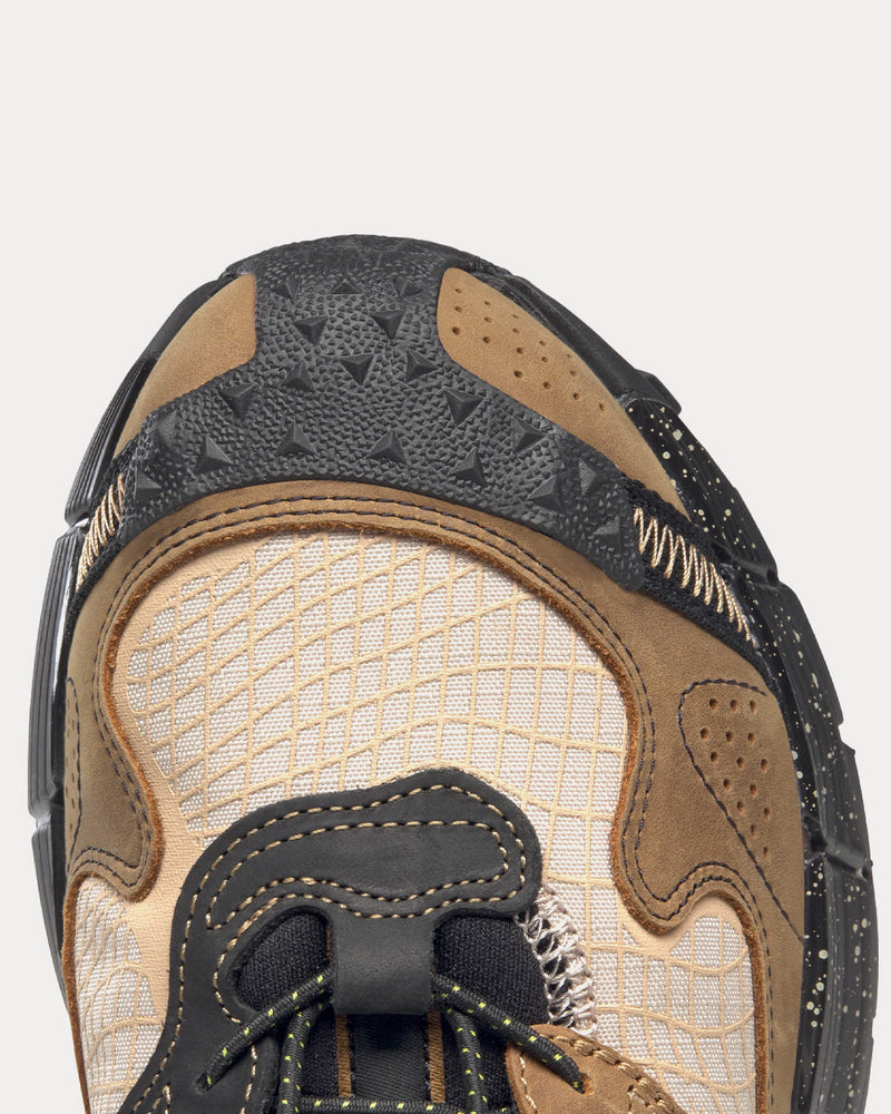 Reebok Zig Kinetica II Edge Modern Beige / Sepia / Core Black Low Top Sneakers - 5