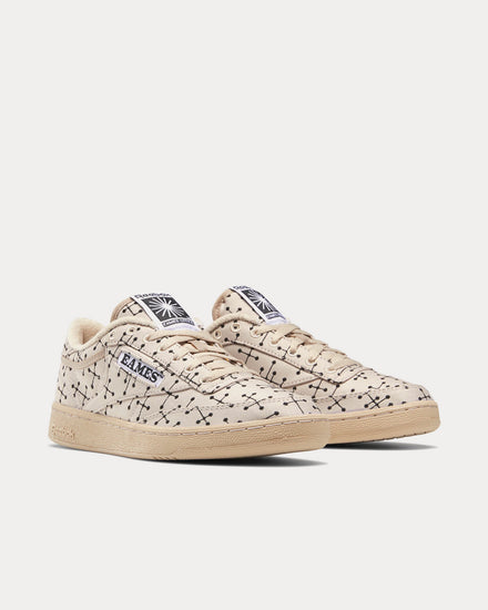 Reebok x Eames Club C 85 Modern Beige / Modern Beige / Core Black Low Top Sneakers - 3