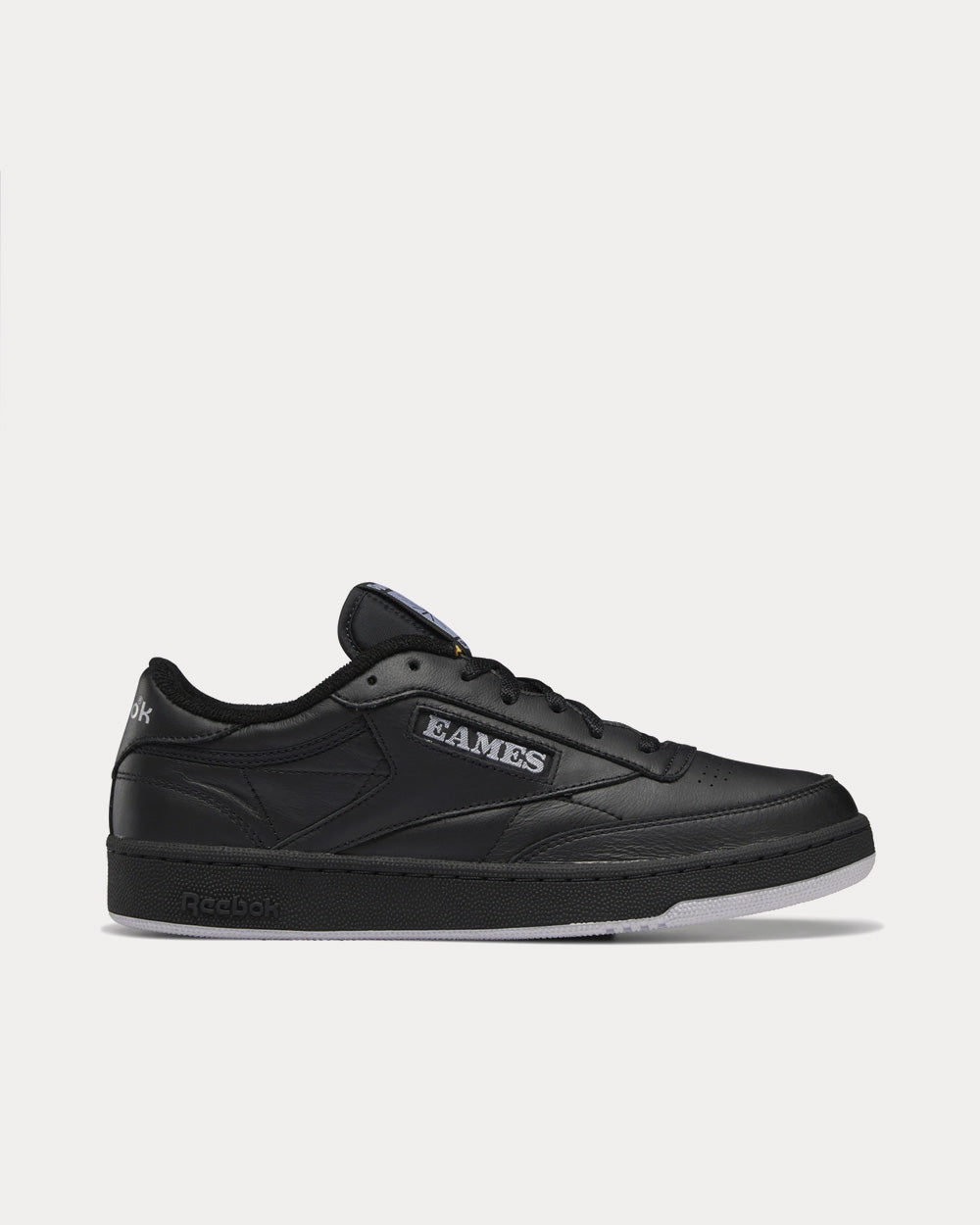 Reebok x Eames - Club C 85 Core Black / Core Black / Cold Grey 2 Low Top Sneakers