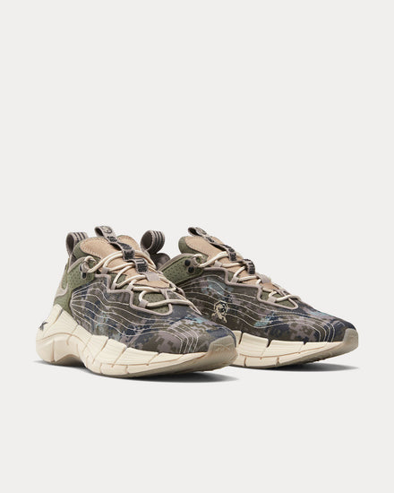 Reebok x Billionaire Boys Club Zig Kinetica II Hunter Green / Boulder Grey Low Top Sneakers - 2