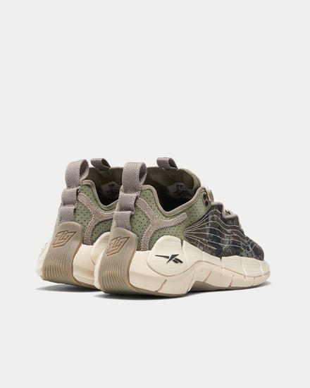 Reebok x Billionaire Boys Club Zig Kinetica II Hunter Green / Boulder Grey Low Top Sneakers - 3