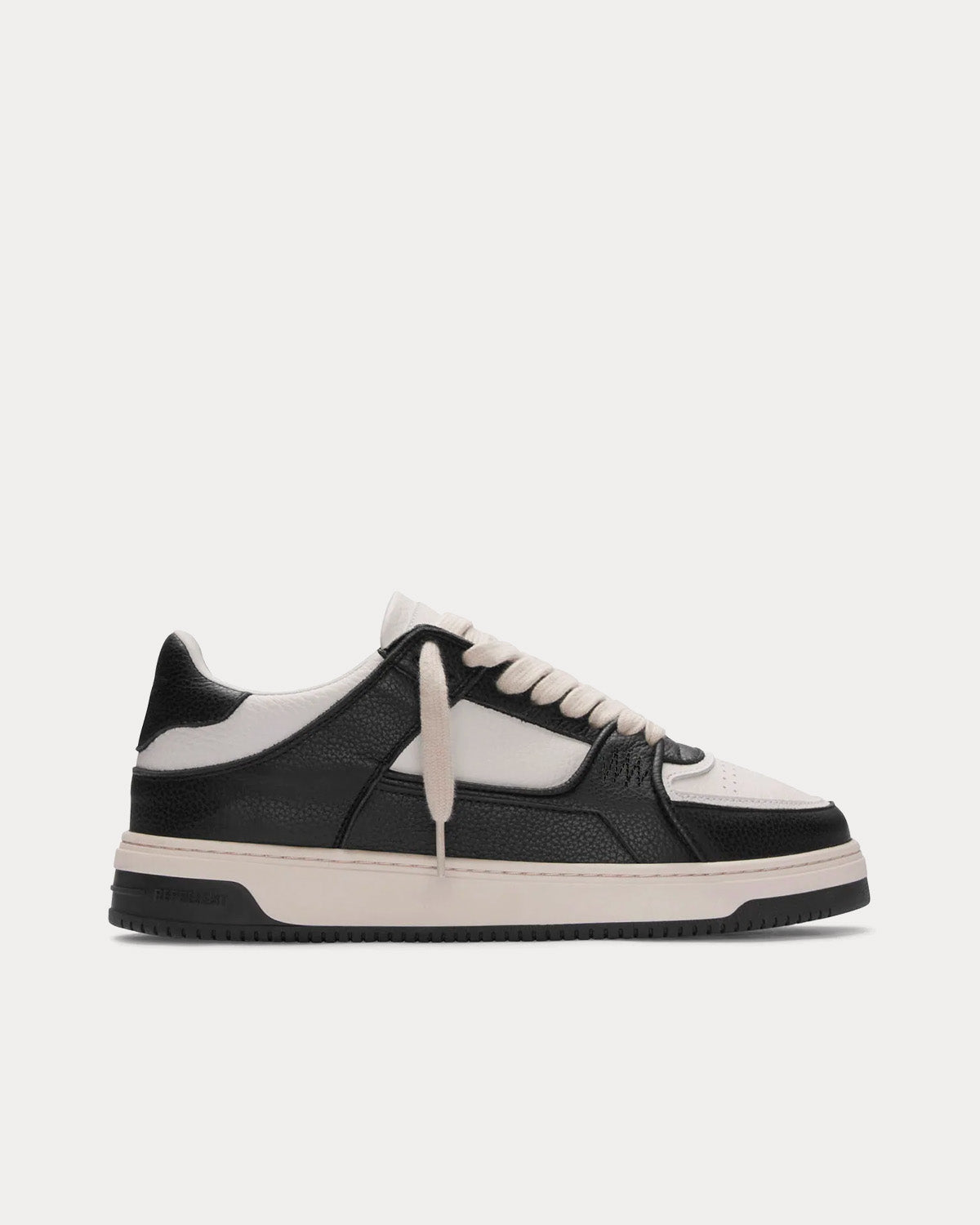 Represent - Apex Black / Vintage White Low Top Sneakers