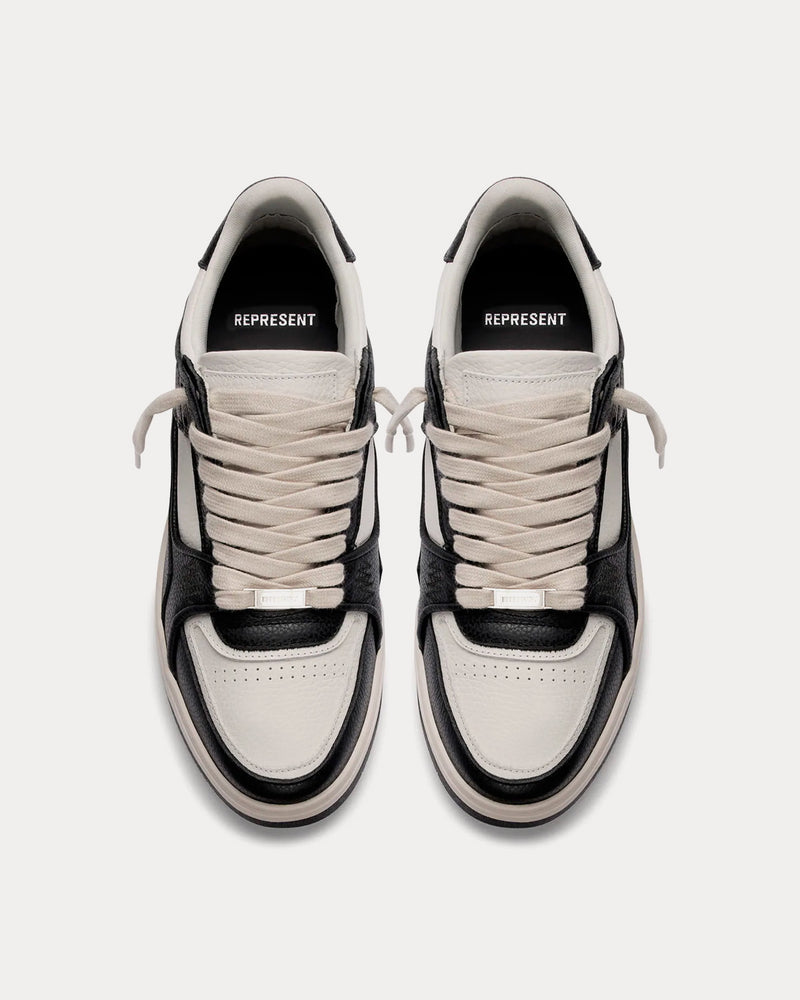 Represent Apex Black / Vintage White Low Top Sneakers - 2