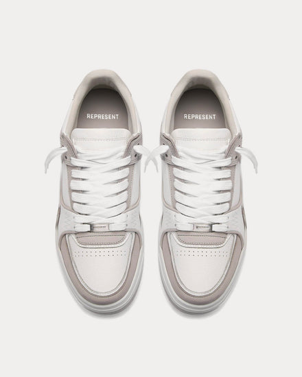 Represent Apex Concrete / White Low Top Sneakers - 2
