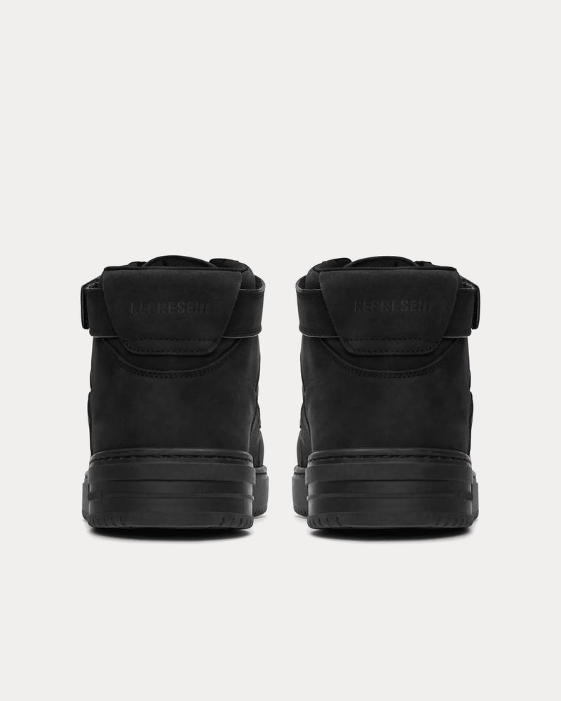 Represent Apex Mid Black High Top Sneakers - 4