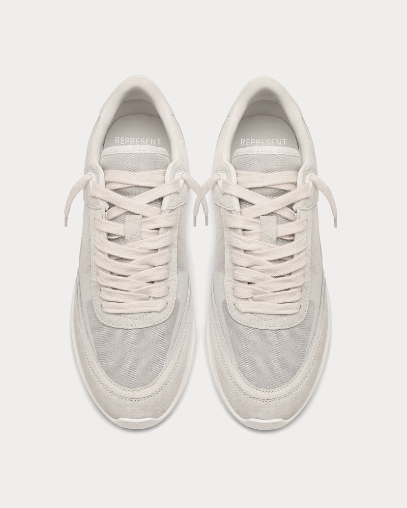Represent Harrier Vintage White Low Top Sneakers - 2