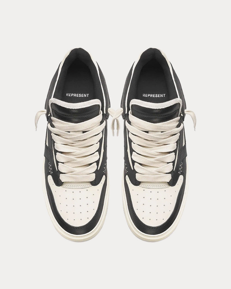 Represent Reptor Low Black / Vintage White Low Top Sneakers - 2