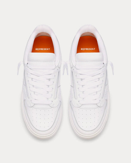 Represent Reptor Low Flat White Low Top Sneakers - 2