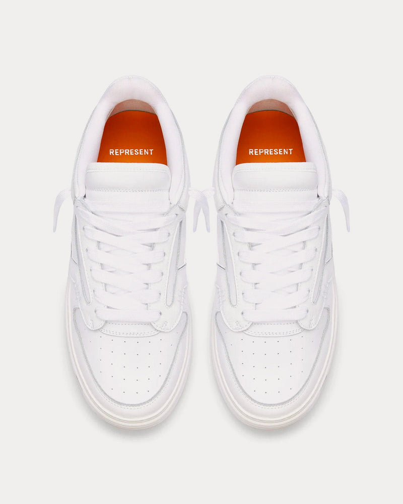 Represent Reptor Low Flat White Low Top Sneakers - 2