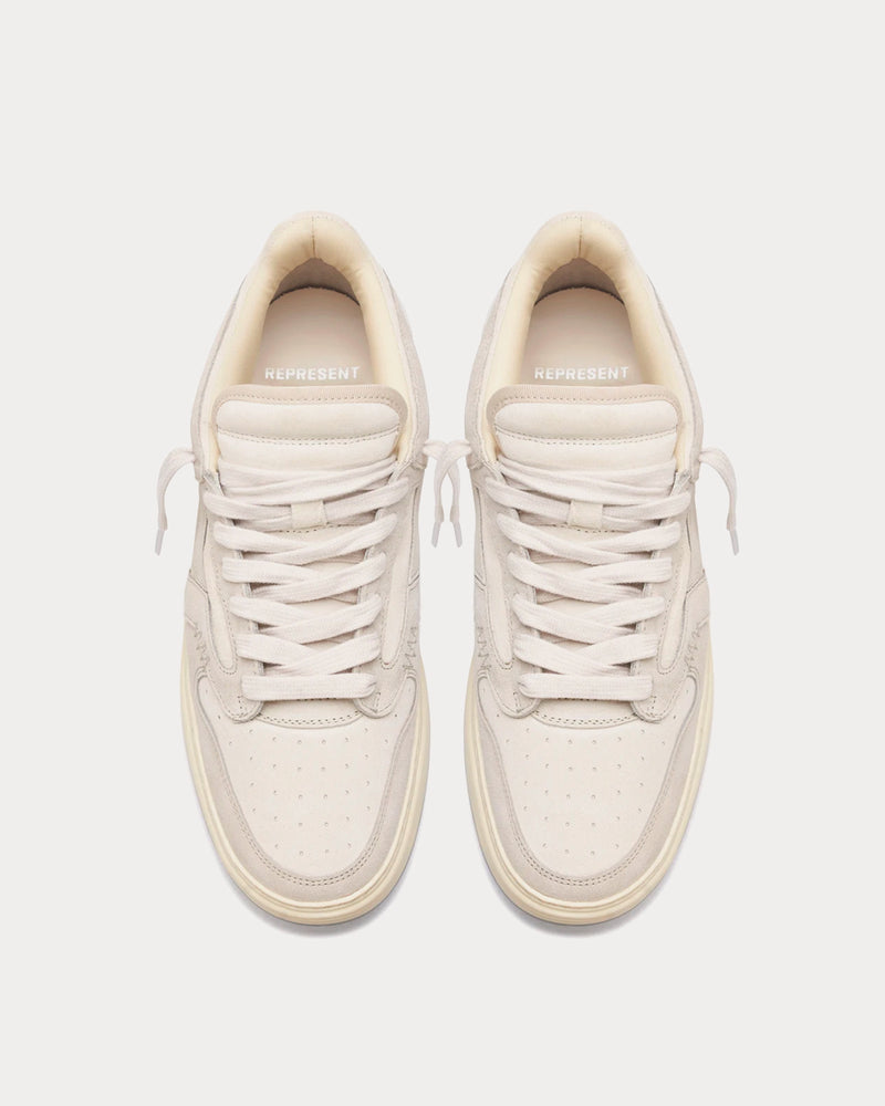 Represent Reptor Vintage White Low Top Sneakers - 3