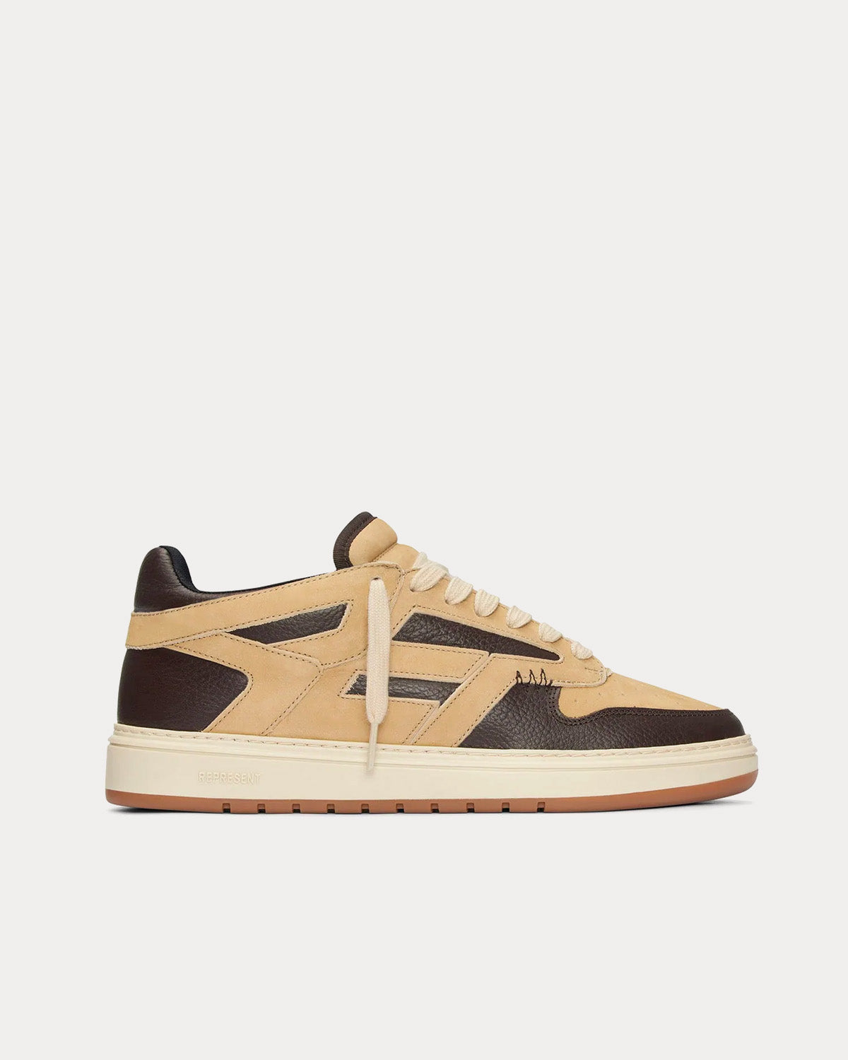 Represent Men's Reptor Low Coffee / Wheat Low Top Sneakers