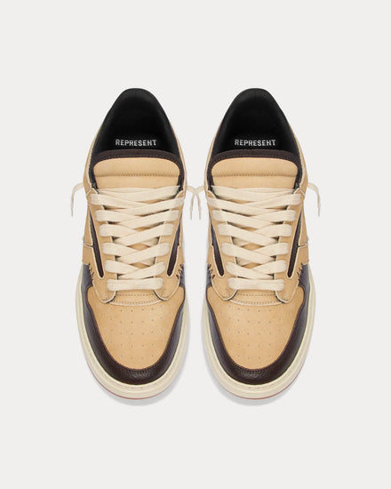 Represent Reptor Low Coffee / Wheat Low Top Sneakers - 2