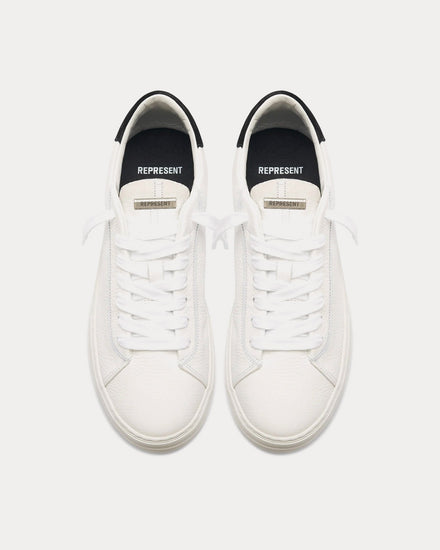Represent The Core Flat White Low Top Sneakers - 2