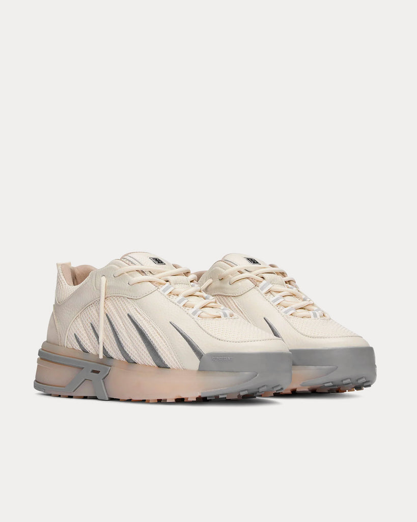 Represent Viper Cream Low Top Sneakers - Sneak in Peace