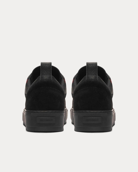 Represent Alpha Low Triple Black Low Top Sneakers - 4