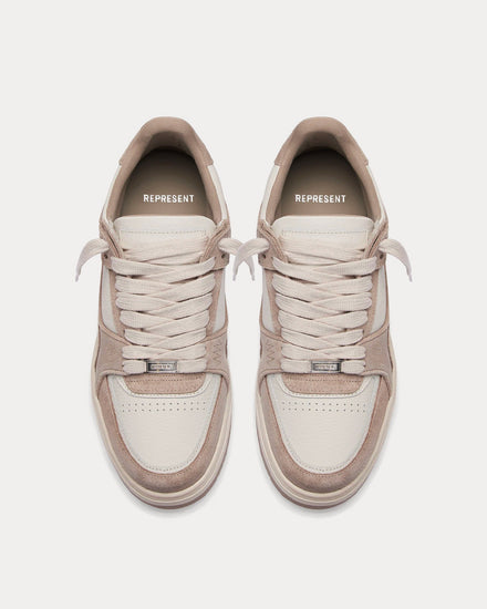Represent Apex Taupe / White Low Top Sneakers - 2