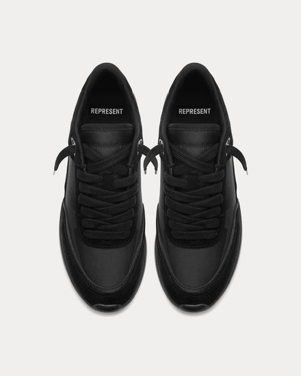 Represent Harrier Triple Black Low Top Sneakers - 2