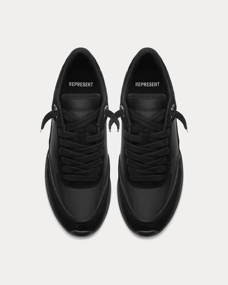 Represent Harrier Triple Black Low Top Sneakers - 2