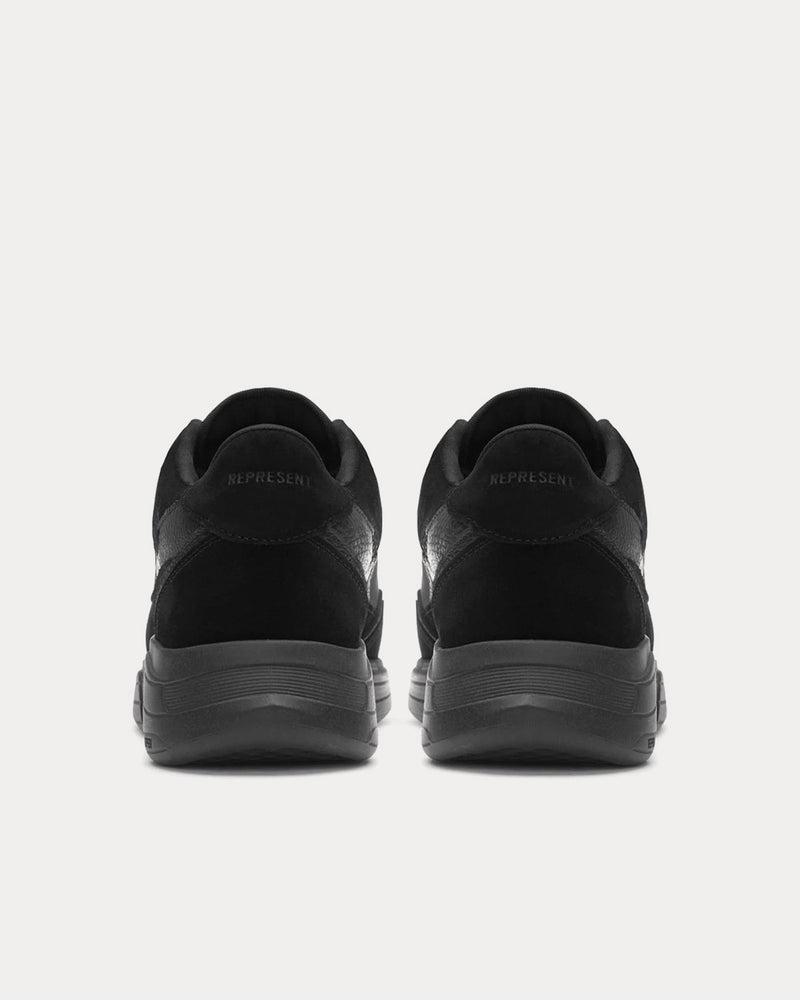 Represent Harrier Triple Black Low Top Sneakers - 4