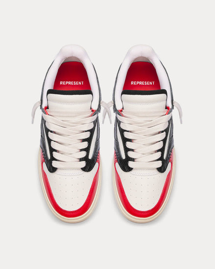 Represent Reptor Low Black / Burnt Red Low Top Sneakers - 2
