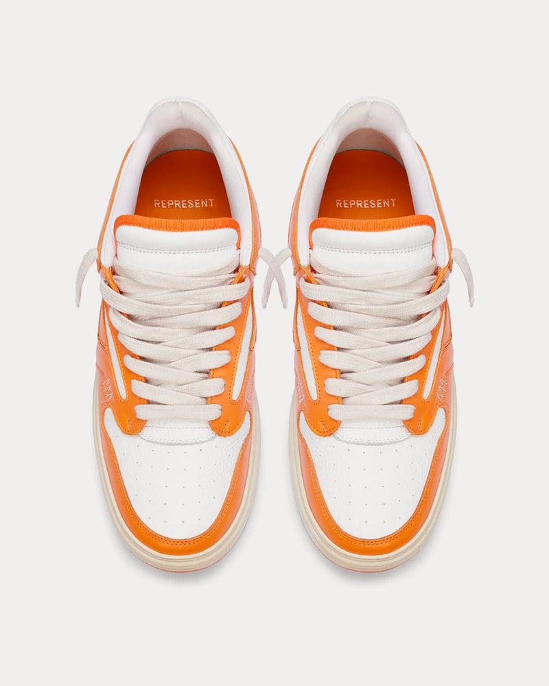 Represent Reptor Low Neon Orange Low Top Sneakers - 2