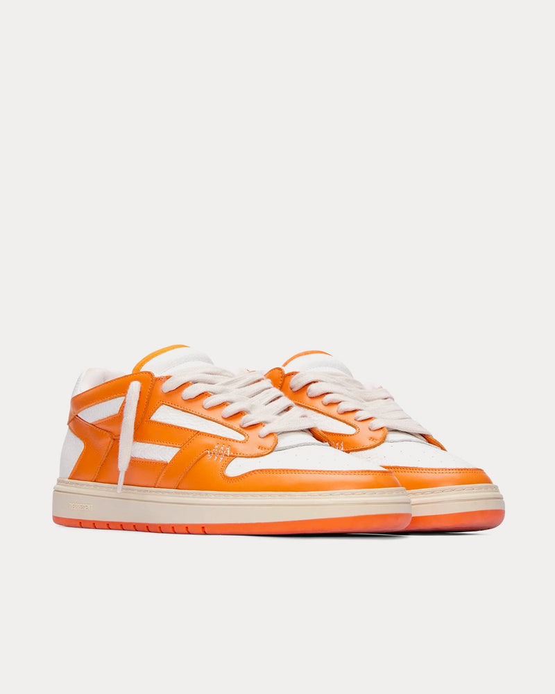 Represent Reptor Low Neon Orange Low Top Sneakers - 3