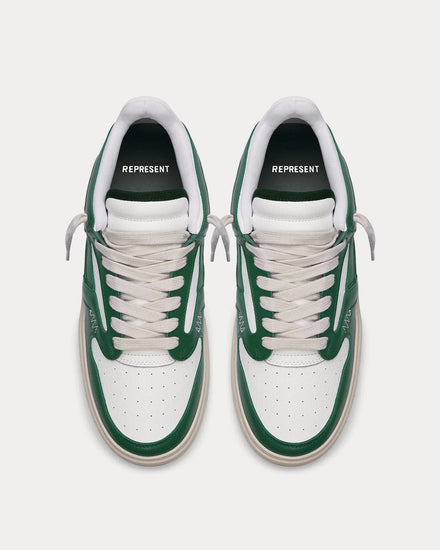 Represent Reptor Low Racing Green / Flat White Low Top Sneakers - 2