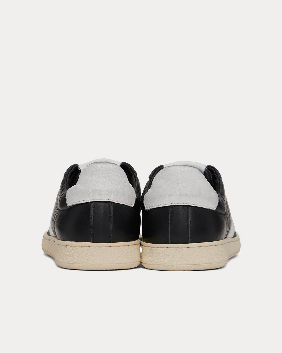 Rhude - Court Black / White Low Top Sneakers