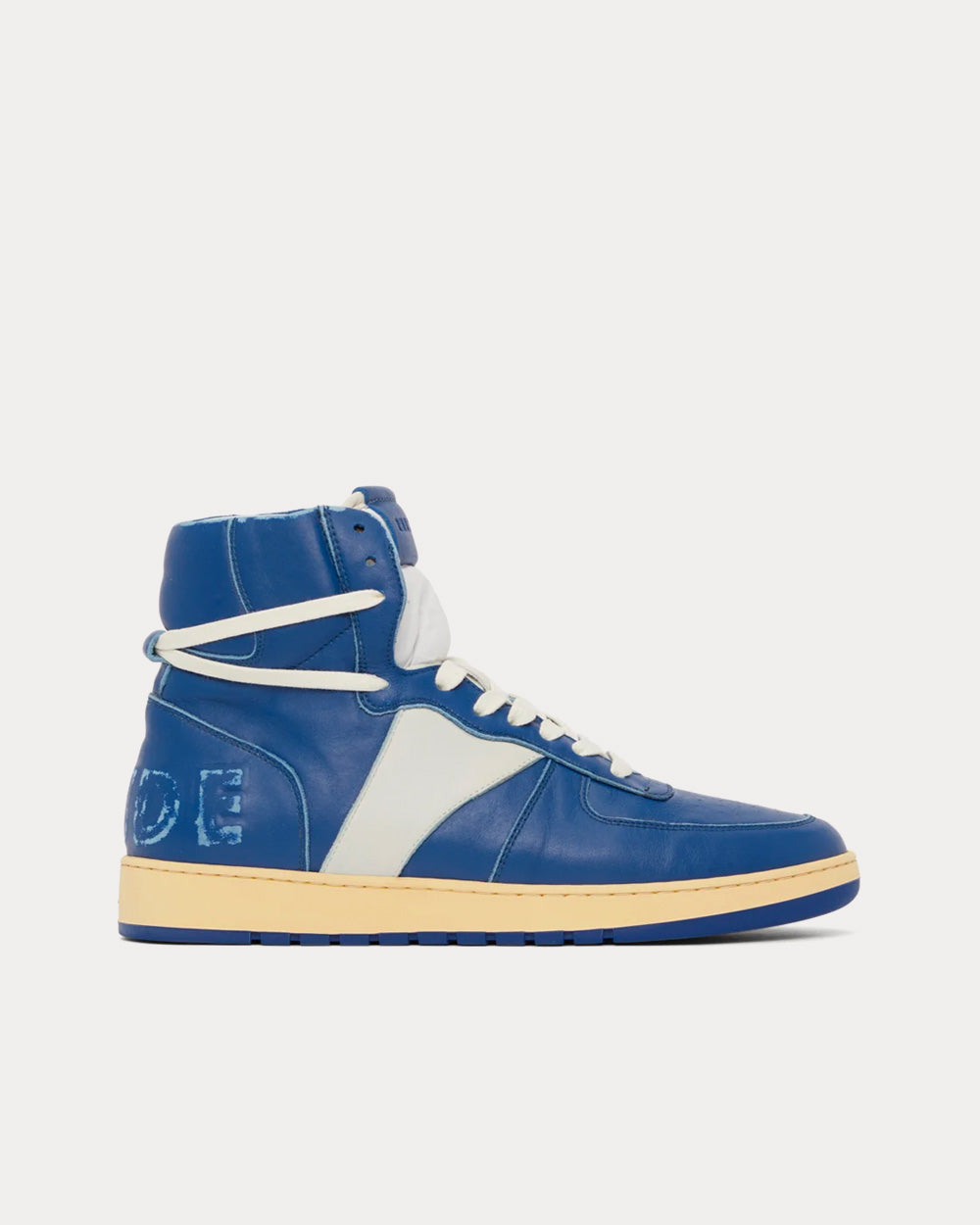 Rhude Rhecess Navy High Top Sneakers Sneak in Peace