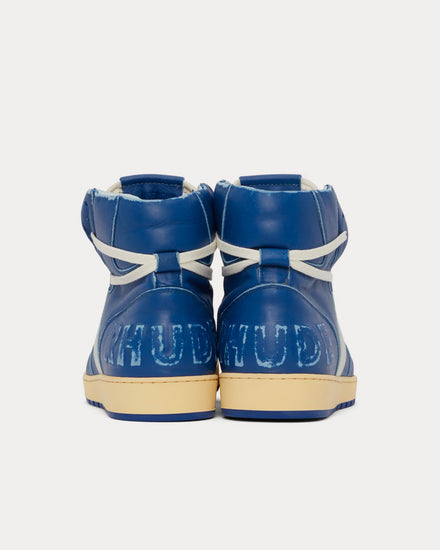 Rhude Rhecess Navy High Top Sneakers - 3