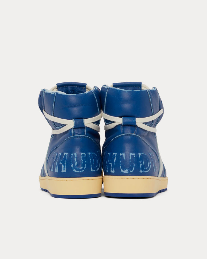 Rhude Rhecess Navy High Top Sneakers - 3