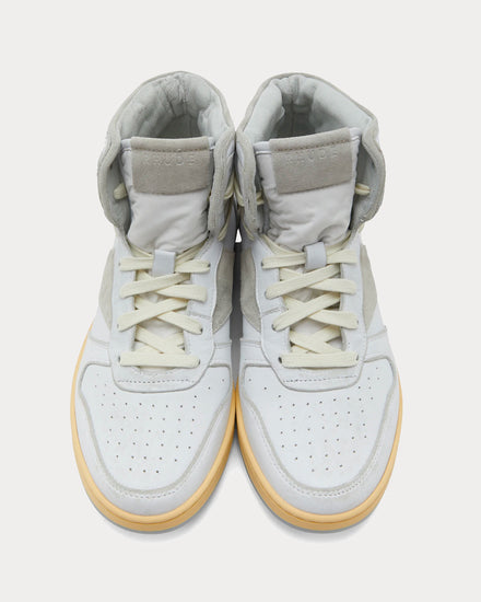 Rhude Rhecess White / Grey High Top Sneakers - 2