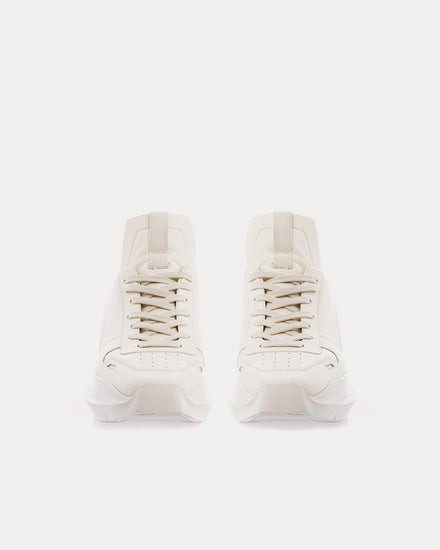 Rick Owens Geth Runner Off-White High Top Sneakers - 2