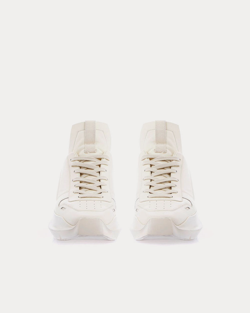 Rick Owens Geth Runner Off-White High Top Sneakers - 2
