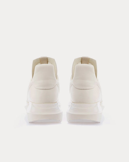 Rick Owens Geth Runner Off-White High Top Sneakers - 3