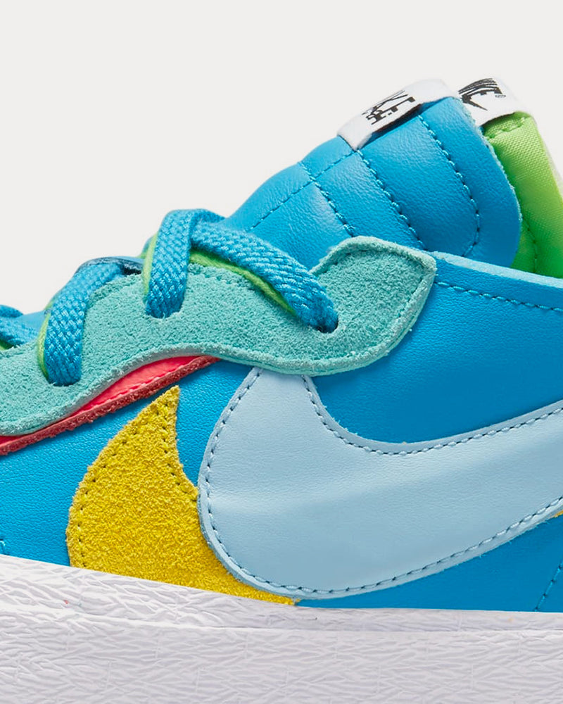 Nike x Sacai x KAWS Blazer Low Neptune Blue Low Top Sneakers - 6