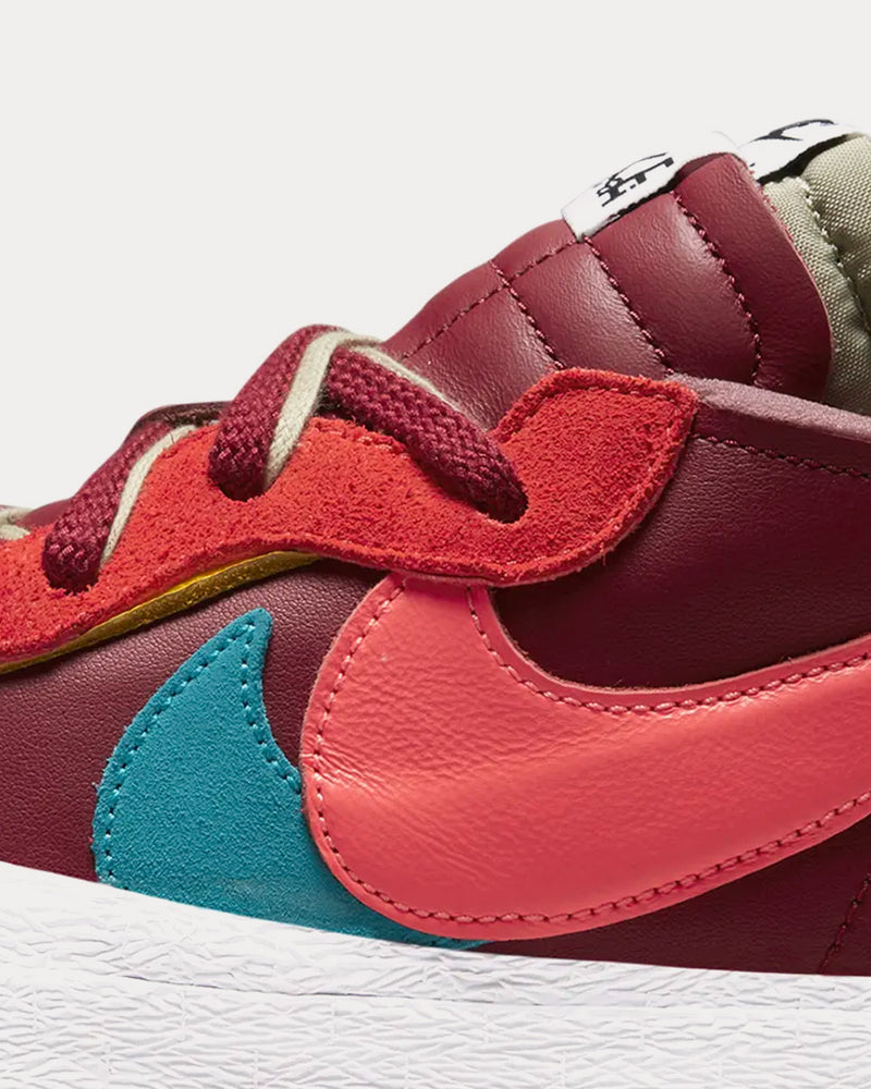 Nike x Sacai x KAWS Blazer Low Team Red Low Top Sneakers - 6