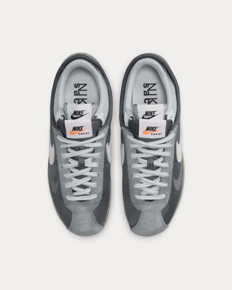 Nike x Sacai Zoom Cortez Iron Grey Low Top Sneakers - 2