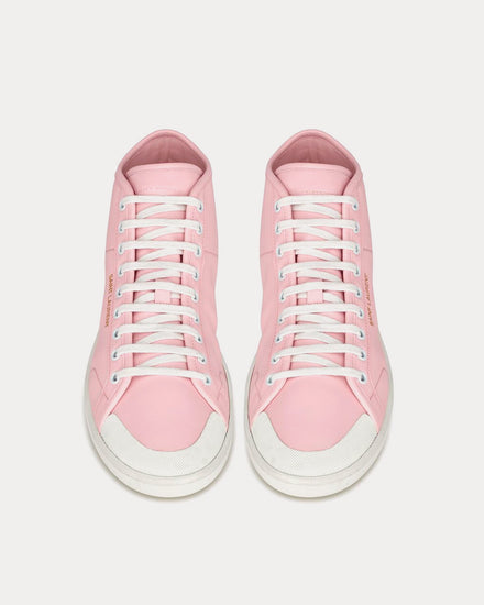 Saint Laurent SL/39 Court Classic Baby Pink Mid Top Sneakers - 2