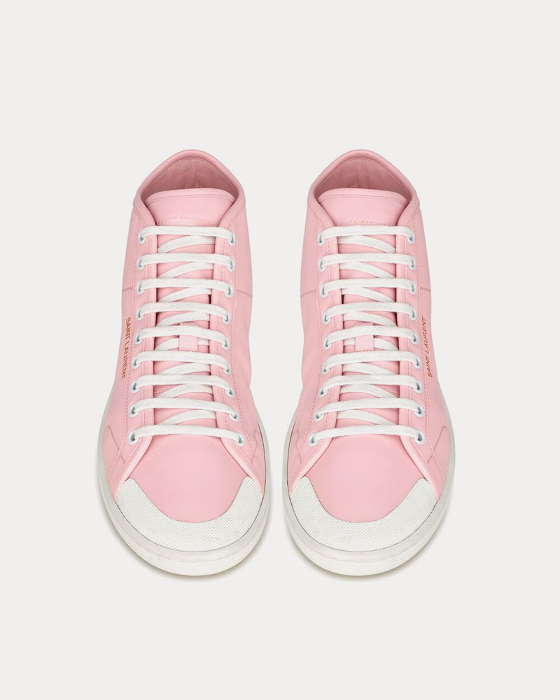 Saint Laurent SL/39 Court Classic Baby Pink Mid Top Sneakers - 2