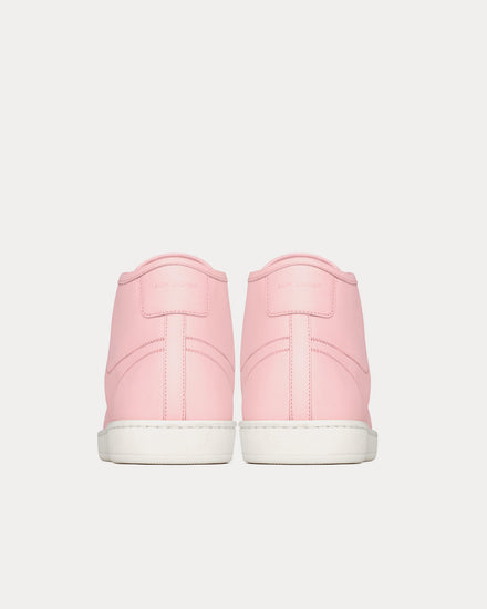 Saint Laurent SL/39 Court Classic Baby Pink Mid Top Sneakers - 4