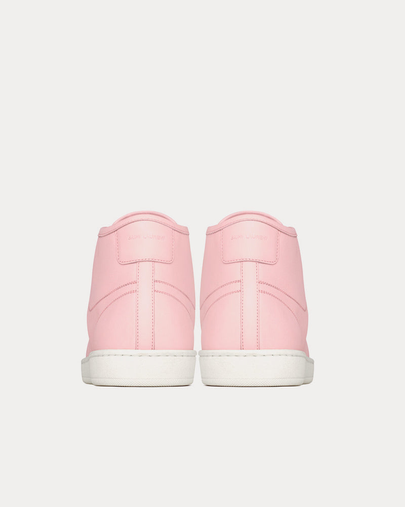 Saint Laurent SL/39 Court Classic Baby Pink Mid Top Sneakers - 4