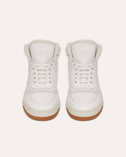 Saint Laurent SL/80 Blanc Mid Top Sneakers - 2