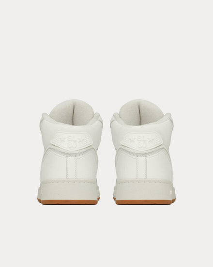 Saint Laurent SL/80 Blanc Mid Top Sneakers - 4